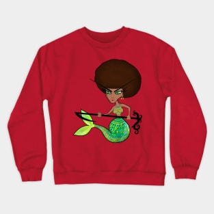 Afro Mermaid Crewneck Sweatshirt